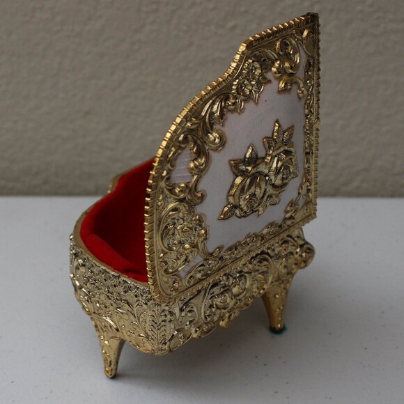 Vintage Piano Jewelry Trinket Box - Picture 5 of 10